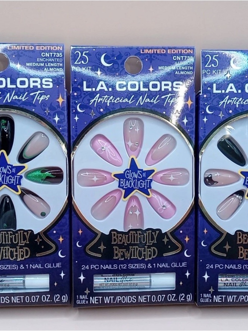L.A. Colors Beautifully Bewitched Nails Limited Edition 3 Pack